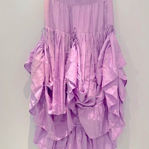Calypso St. Barth Silk Festival Bustle Skirt
